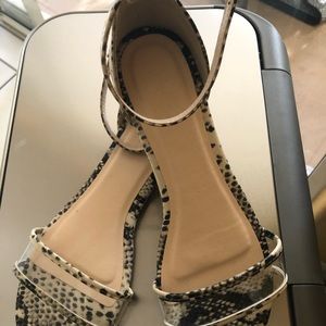 Black and Tan sandals